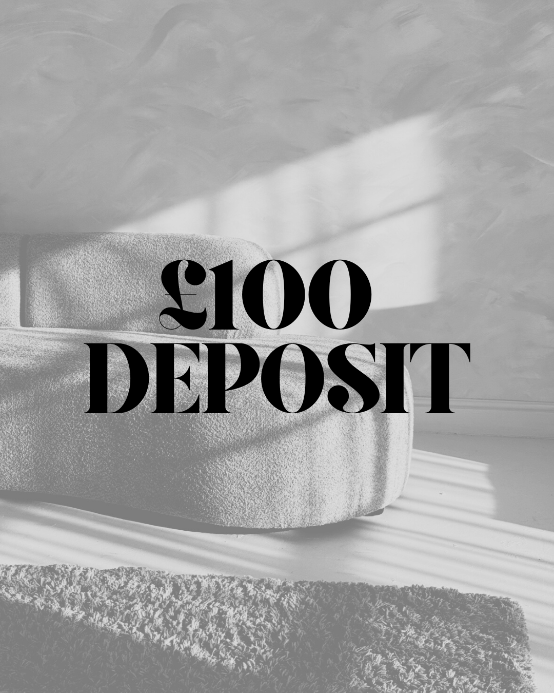 £100 DEPOSIT (EVENT HIRE ONLY)