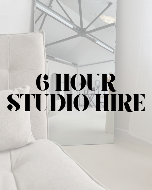 6 HOUR STUDIO HIRE