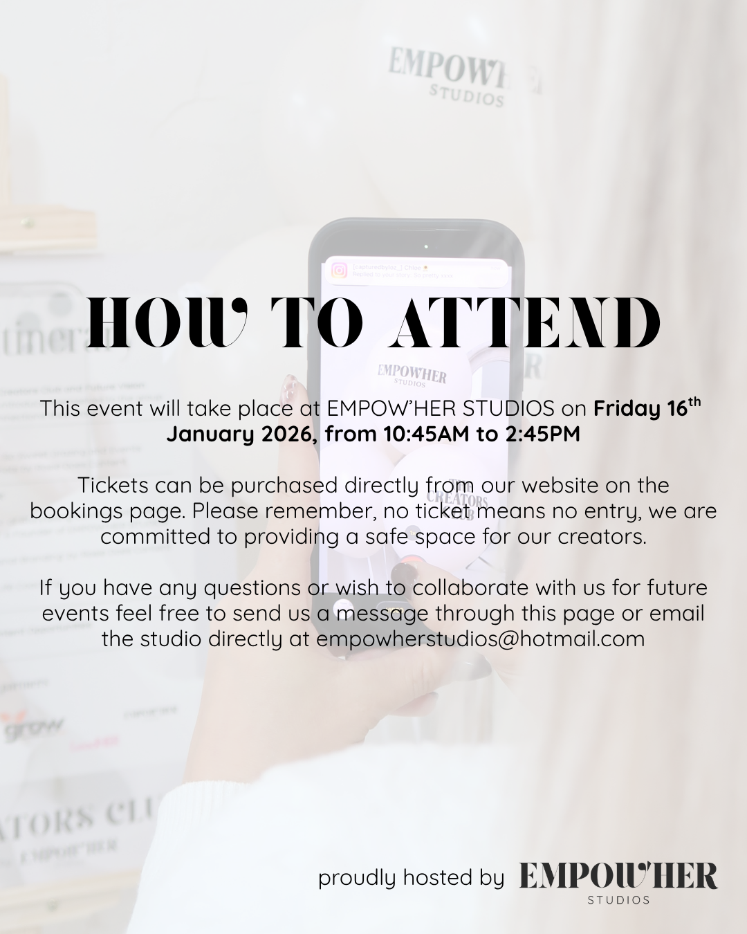 THE CREATORS CLUB - Vision to Victory (Friday 16th January 2026)